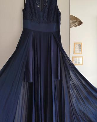 Abito lungo di seta da sera / ceremonia 