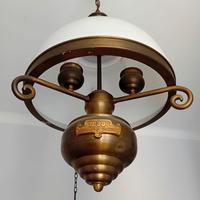 lampadario ottone goletta brigantino (imitazione)