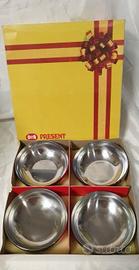 Set 4 coppette AMC senza coperchio diametro 12 cm 