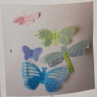 lampada da parete applique farfalle Haba