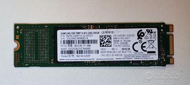 Samsung PM871b M2 M.2 2280 Sata  SSD 256 GB - 92%