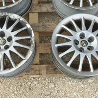 CERCHI IN LEGA ALFA ROMEO 147 156 GT GTV 5x98 16