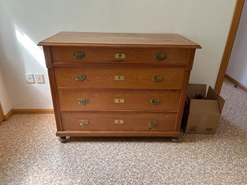 Comò antico in legno massello fine ’800