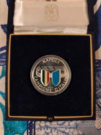 Medaglia d'Argento Ufficiale SSC Napoli 1986-87 