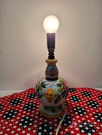Lampada da tavolo vintage in ceramica 