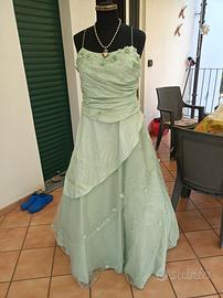 vestito verde acqua 