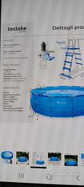 Piscina rotonda fuori terra