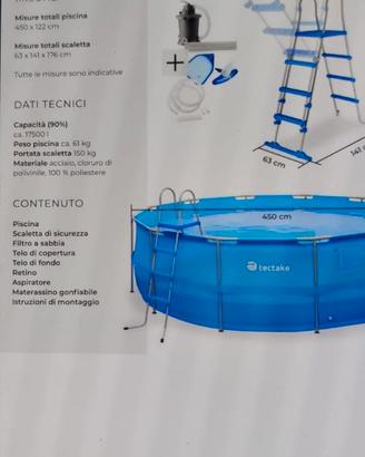 Piscina rotonda fuori terra