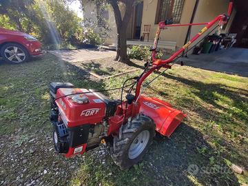 Motocoltivatore FORT con Fresa e Ruote Gommate