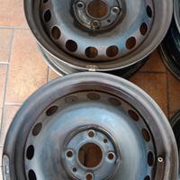 2 Cerchi in ferro Fiat Lancia R14 