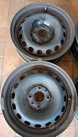 2 Cerchi in ferro Fiat Lancia R14 