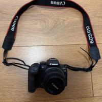 Canon EOS R10 APS-C mirrorless nera + 18-45mm IS S