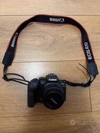 Canon EOS R10 APS-C mirrorless nera + 18-45mm IS S