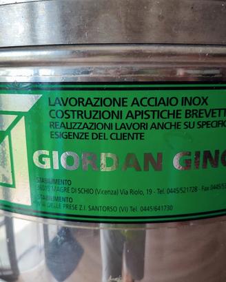 serbatoio maturatore per miele