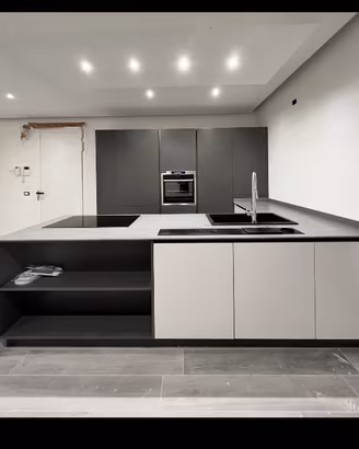 Cucina con penisola