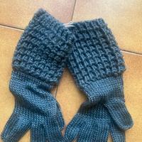 Guanti fatti a mano in pura lana