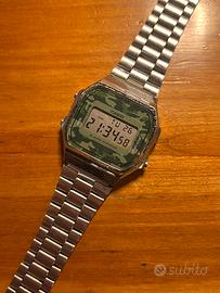 Casio A168WE verde militare