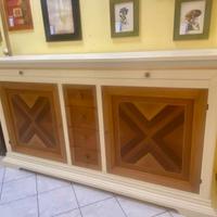 NUOVO CREDENZONE 2 ANTE 6 CASSETTI DI  MASSELLO