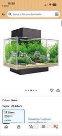 Acquario Fluval Edge, L, 23 litri, Nero