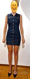 Vestito corto in denim jeans by Guess, blu, Tg.M