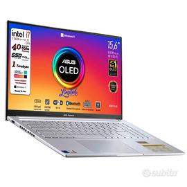 Pc portatile Asus Oled i7 13620H Ram 40Gb SSD 1Tb