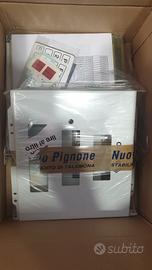 coppia di placche in ferro distributore benzina