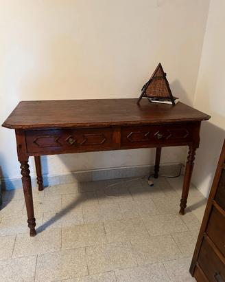 Tavolo da cucina scrivania antico restaurato