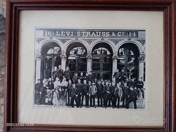 Quadri Pubblicitari antichi N° 2 Levi Strauss & C°