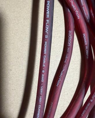 Cavo alimentazione hifi car AUDISON 8awg