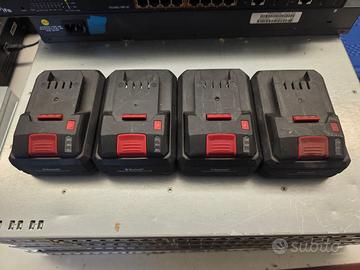 Set 4 Batterie Parkside X20V Smart 4Ah