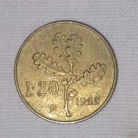 Moneta 20 Lire 1969