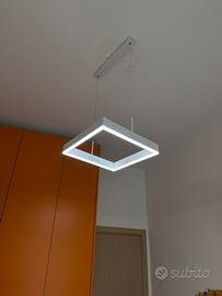 Lampadario LED 40X40-Soggiorno/Camera/Cucina/Bagno