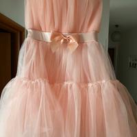 Vestitino elegante in tulle rosa