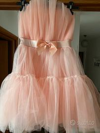 Vestitino elegante in tulle rosa