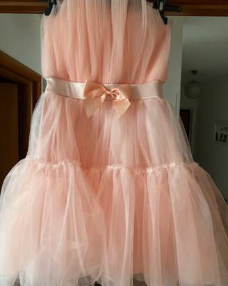 Vestitino elegante in tulle rosa