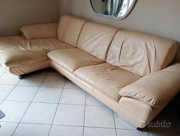 Divano in vera pelle