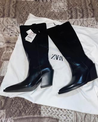 Stivali Zara ecopelle nuovi