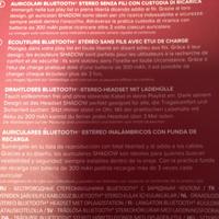 Auricolari bluetooth senza fili nuovi