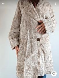 Cappotto con pelliccia  Vintage Brand La Femme 