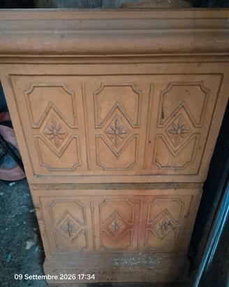 stufa Becchi in terracotta