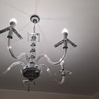 Lampadario Cristallo e Bajour analoghe