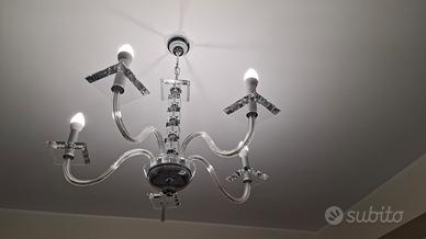 Lampadario Cristallo e Bajour analoghe