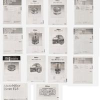 Manuali Istruzione Original Obiettivi NIKON NIKKOR