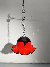 Lampadario vetro Murano Sankey Targetti anni “70