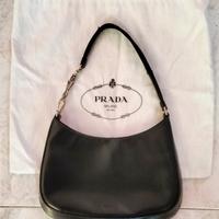 Borsetta originale Prada Cleo  in pelle nera