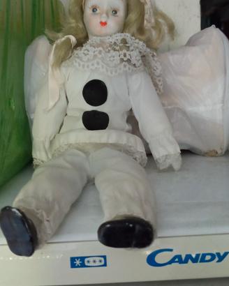 bambola pierrot vintage 
