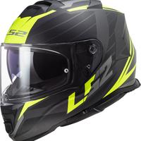 Casco Integrale LS2 STORM NERVE Nero Fluo Opaco