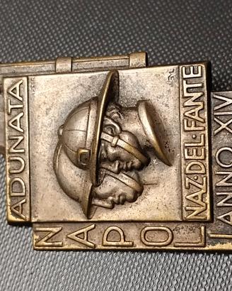 Spilla Ventennio Napoli Coloniale marchi