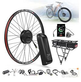 Kit bici elettrica trasformare ebike da pianura