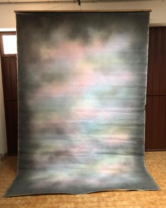 Fondale per ritratti dipinto a mano